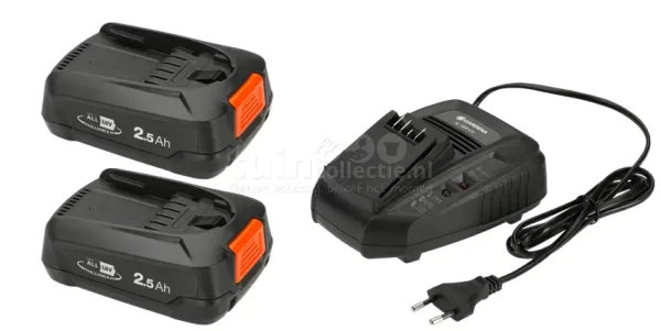 Gardena Accu Startset 2x 2.5Ah